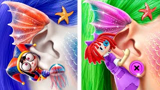 The Amazing Digital Circus Extreme Makeover! From Pomni to Mermaid!