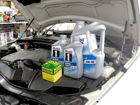 how to change the engine oil and oil filter on E90 2006 bmw 325i (DIY5)