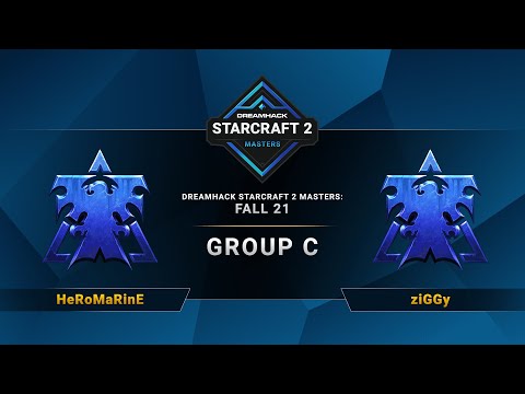 SC2 - HeRoMaRinE vs. ziGGy - DreamHack SC2 Masters 2021: Fall - Group C - EU