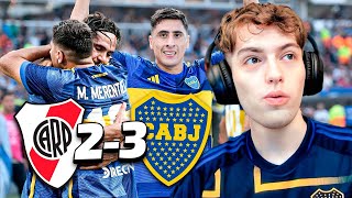 DAVOO XENEIZE REACCION A RIVER 2 BOCA 3 (2024) - CUARTOS DE FINAL - COPA DE LA LIGA