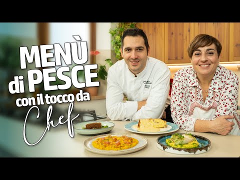 MENÙ DI PESCE CON IL TOCCO DA CHEF - 4 ricette con @chefsebastianfitarau di @GialloZafferanoTV