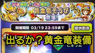 星ドラ実況 黄金竜そうび ガチャ 11連２枠星５確定