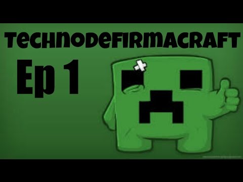 Technodefirmacraft EP1 Getting started