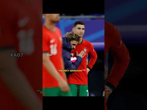 Ronaldo & Griezman Huge Respect For Each Other♥️🥰 #shorts #ronaldo #messi #shortsvideo