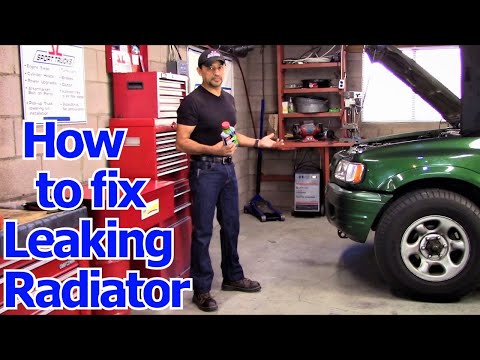 How to repair a Radiator Coolant leak using Bar's Leak...
