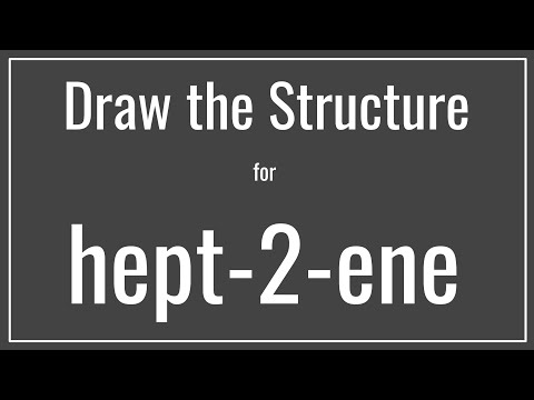 Heptene Structural Formula