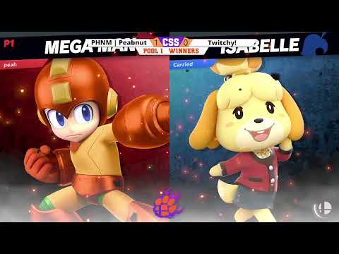 Clemson Smash Series 37 - Winners - PHNM | Peabnut (Mega Man) vs. Twitchy! (Isabelle) - SSBU
