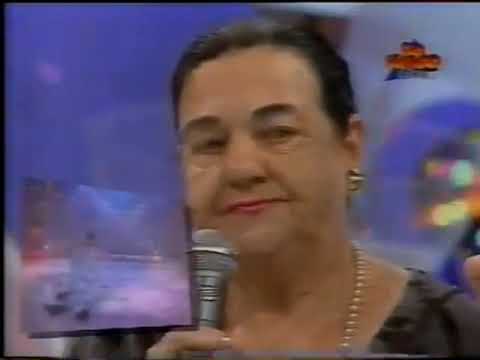 Domingo Legal (1996) - Gugu  recebe Mãe Dinah      (Programa do dia da morte dos Mamonas Assassinas)