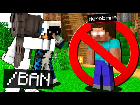 HO BANNATO HEROBRINE DAL MIO MONDO - MINECRAFT ITA