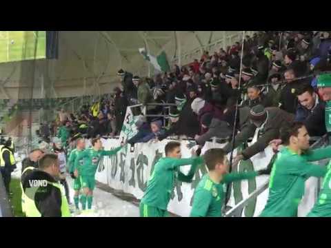 Haladás-Vasas 2018-03-03 Meccs végi ünneplés (VOND)