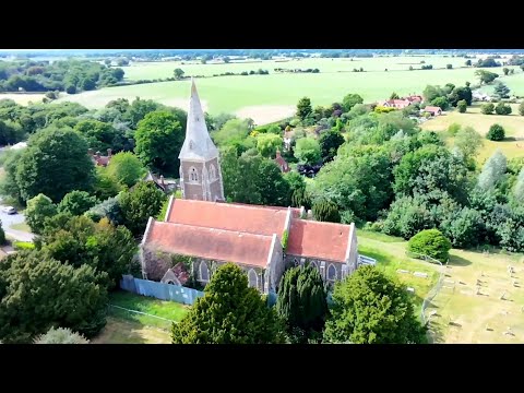 DJI Neo Birch, St Peter's + Great-Tey, St Barnabus Church