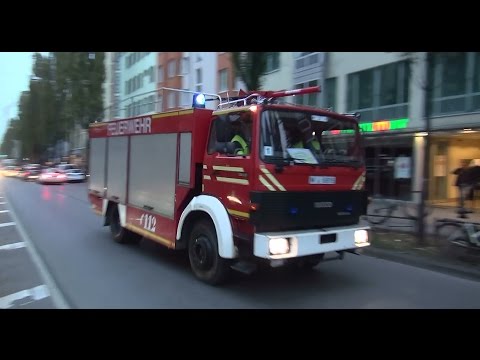 ELW I-Dienst + Löschzug + SLF BF München FW 1