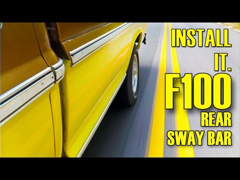 Installing a Rear Sway Bar on Your Ford F100 Episode 460 Autorestomod