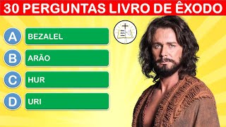 30 PERGUNTAS BÍBLICAS SOBRE O LIVRO DE ÊXODO - QUIZ BÍBLICO #2
