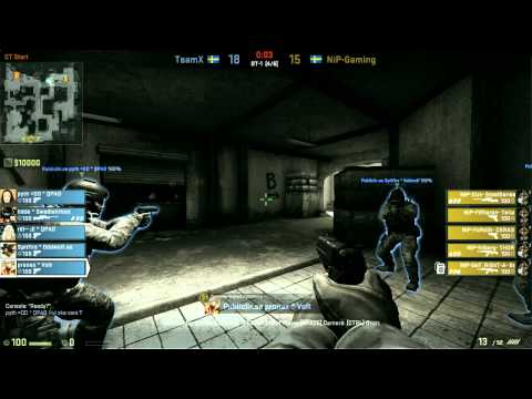 Team X Vs. NiP-Gaming - Dreamhack Summer 2013 - CS:GO