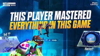 THIS INDIAN PLAYER MASTERED EVERYTHING IN THIS GAME 🤯🇮🇳 | ZHYRX #BGMI HIGHLIGHTS 🔥