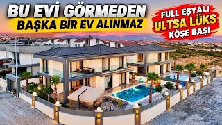 500 m2 Arsa İçinde Köşe Başı Full Eşyalı 4+1 Ayrı Mutfak / No:644