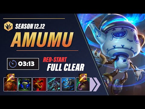 Amumu Buffs!  3:13 Red-Start Full Clear Guide [Patch 12.12]