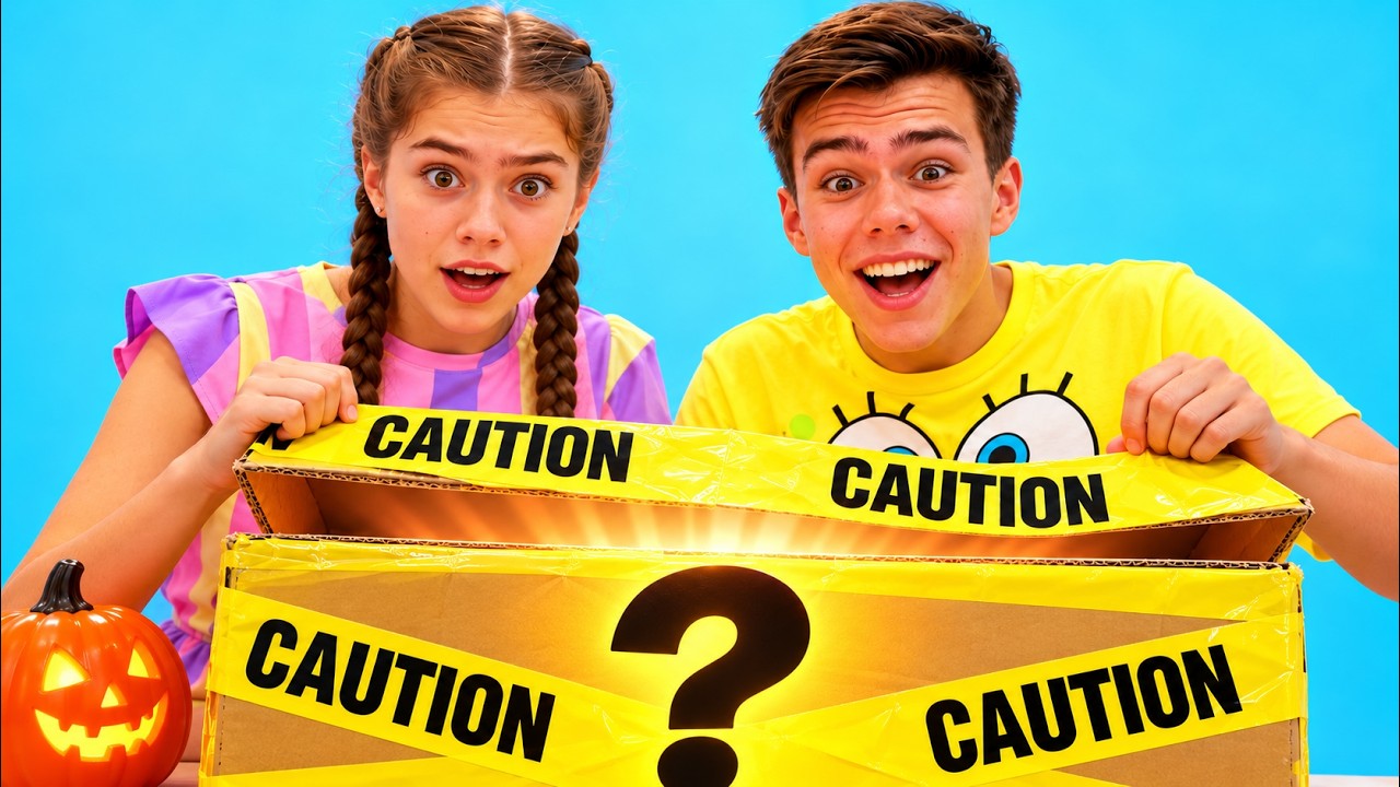 Giant Halloween Mystery Box! What's Inside?