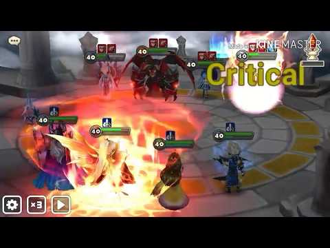 Summoners war fire Fairy King (Daphnis) in Arena Test Damage After Updated.