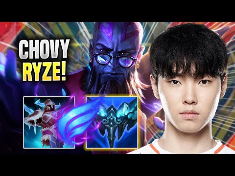 CHOVY DOMINATING WITH RYZE! - GEN Chovy Plays Ryze MID vs Leblanc! | Season 2022