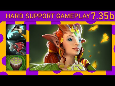 ✨New patch 7.35b Carlo Enchantress 83% Kill participation! Hard Support Gameplay - Dota 2 Top MMR