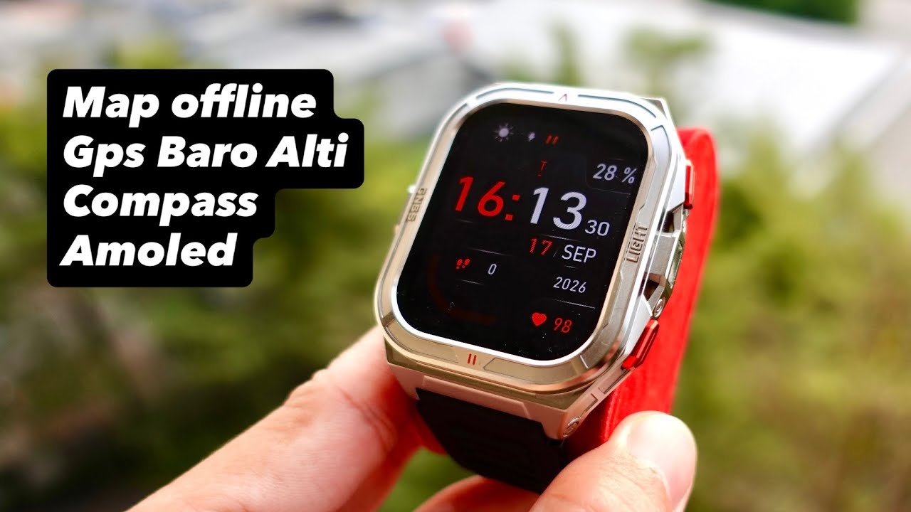 REVIEW SMARTWATCH OUTDOOR SOLID ADA SENTER MAP OFFLINE - AOLON UROX S