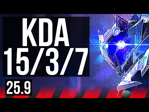 JAX vs AKALI (TOP) | Legendary, 39k DMG, 15/3/7 | EUNE Master | 25.9