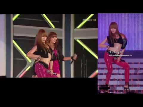 100321 4Minute + Hyuna [Fancam] - ''Hot issue''