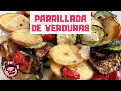 Parrillada de Verduras en Freidora de Aire o Airfryer 🍆🥔🥕🫑🥒