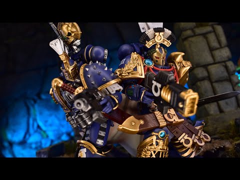 Joytoy Warhammer Horus Heresy Ultramarines Remus Ventanus & Legion Praetor