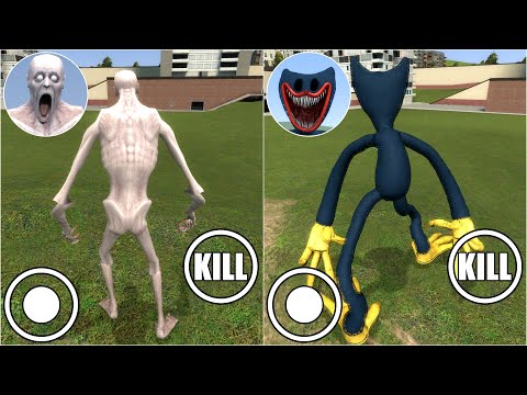 PLAYING AS SCP-096 VS PLAYING AS HUGGY WUGGY in Garry's Mod!