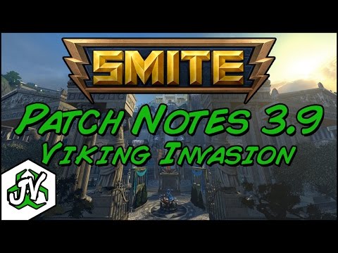 Smite PTS Patch Notes 3.9  - Viking Invasion