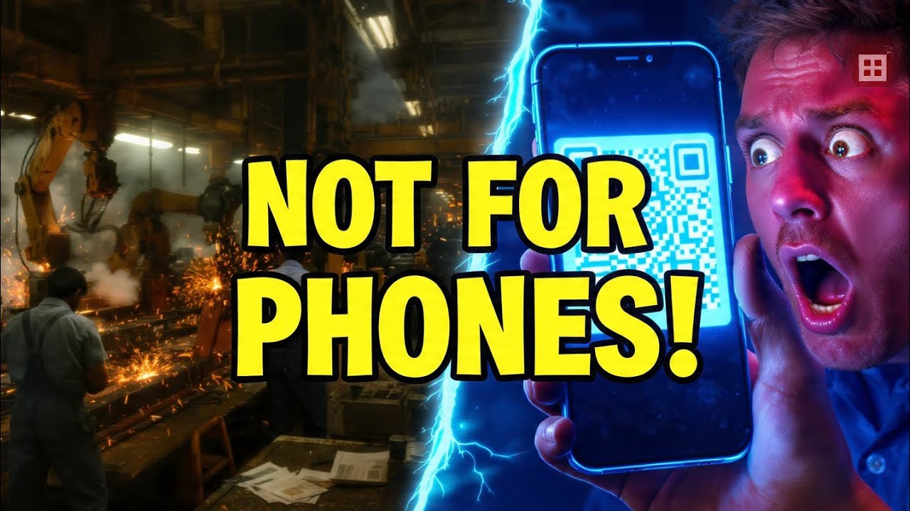 The Shocking Truth Behind QR Codes (Not Made for Phones!) #QRCode #tech #viral #origin #trending #fy