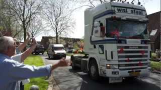 preview picture of video 'vrachtwagen tocht koninginnedag ridderkerk'