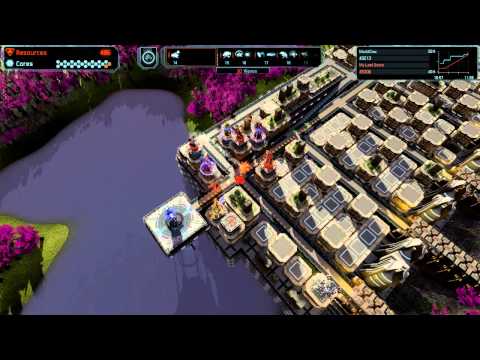 Defense Grid 2 Gold Medal Walkthrough [Hard] Mission 18  Checks and Balances - No Tower Items