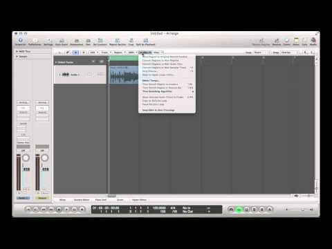 Logic Pro Guide | How To Time Stretch Audio
