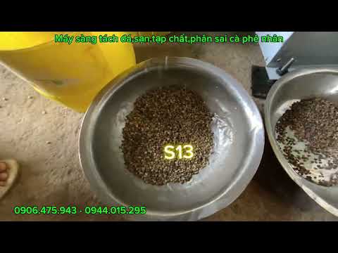 Máy tách đá, lọc tạp chất cafe 1.5 t/h giao Đà Lạt
