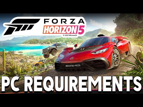 FORZA HORIZON 5 PC SYSTEM REQUIREMENTS AND FILE SIZE REVEALED   OVER 100GB!