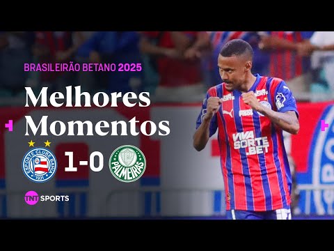 BAHIA IMPEDE A LIDERANÇA DO VERDÃO! Bahia 1x0 Palmeiras - Melhores Momentos - Brasileirão Betano