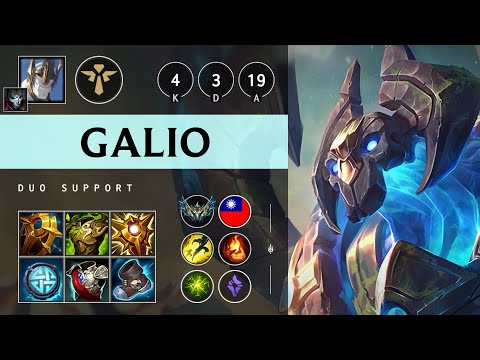 Galio Support vs Leona - TW Challenger Patch 14.16