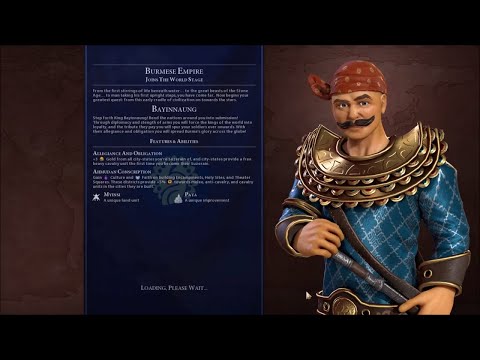 Civilização VI de Sid Meier, Bayinnaung de Mianmar (Mod)
