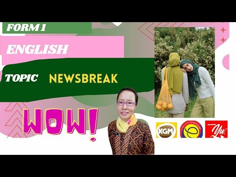 ENGLISH FORM 1 I POEM I NEWSBREAK