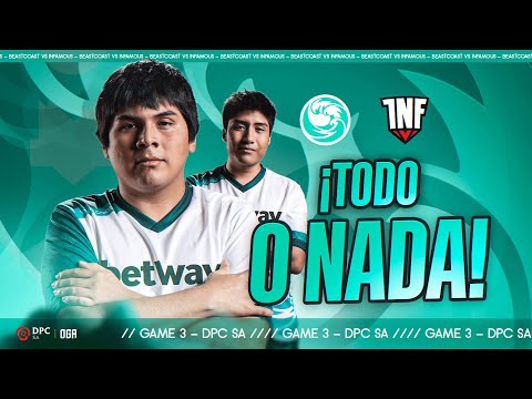 TREMENDA PARTIDA DEL SOLI | SE JUEGAN EL TODO O NADA | BC VS INFAMOUS  | GAME 3 | OGA DPC SEASON 2