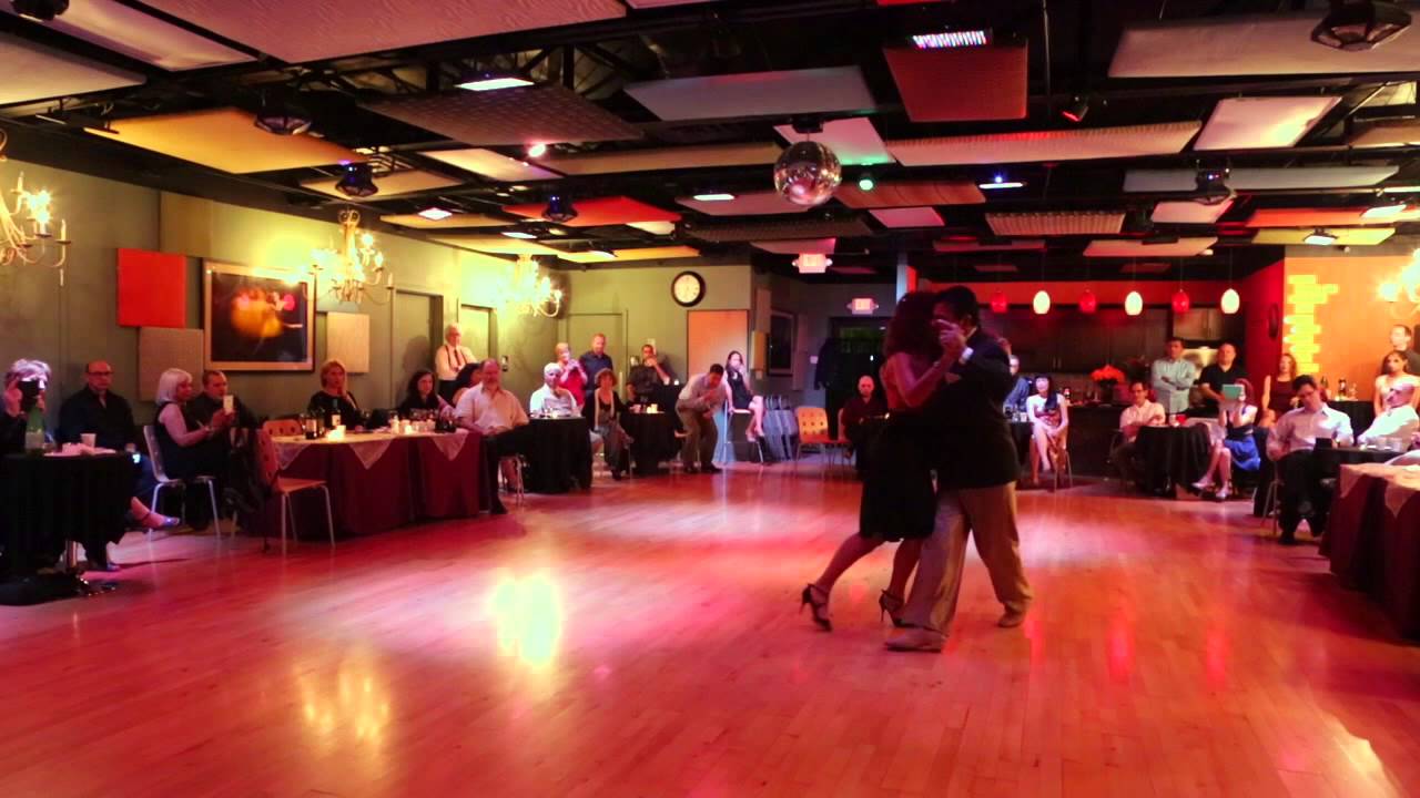 Alicia Pons and Luis Rojas dance tango at Milonga La Porteña in Atlanta - May 2, 2015