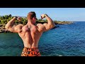 Incredible teen bodybuilder 10 years of hard training pumping muscles