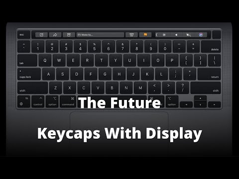 Apple patent Keyboard Caps With Displays