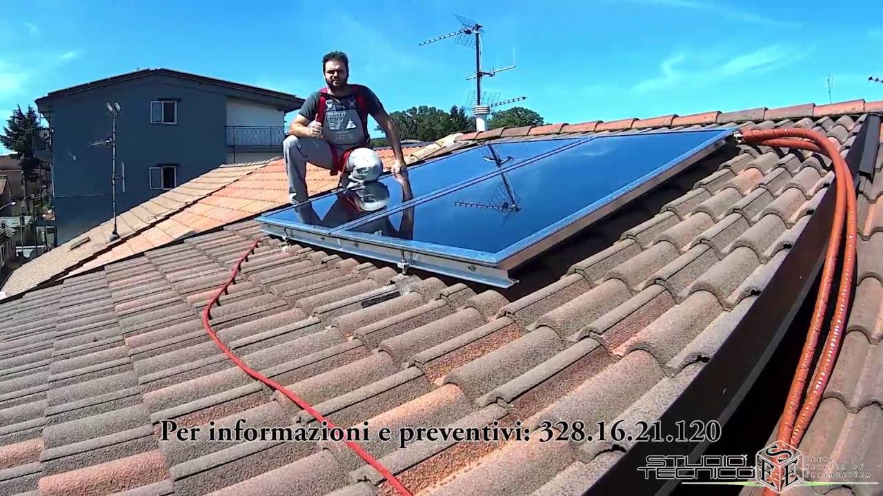 Solare termico per la produzione di acqua calda sanitaria gratis