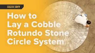 How to Lay a Cobble Rotundo Stone Circle System