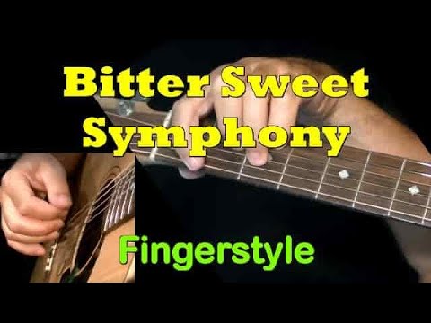 "Bitter Sweet Symphony"  by The Verve | Fingerstyle Guitar + TAB | GuitarNick.com